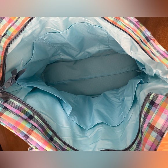 Vera Bradley Gingham Plaid Tote Bag - Picture 7 of 9